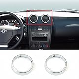 Center Air Vent Ring Assy for Hyundai 2003-2008 Tiburon OEM Parts x2P