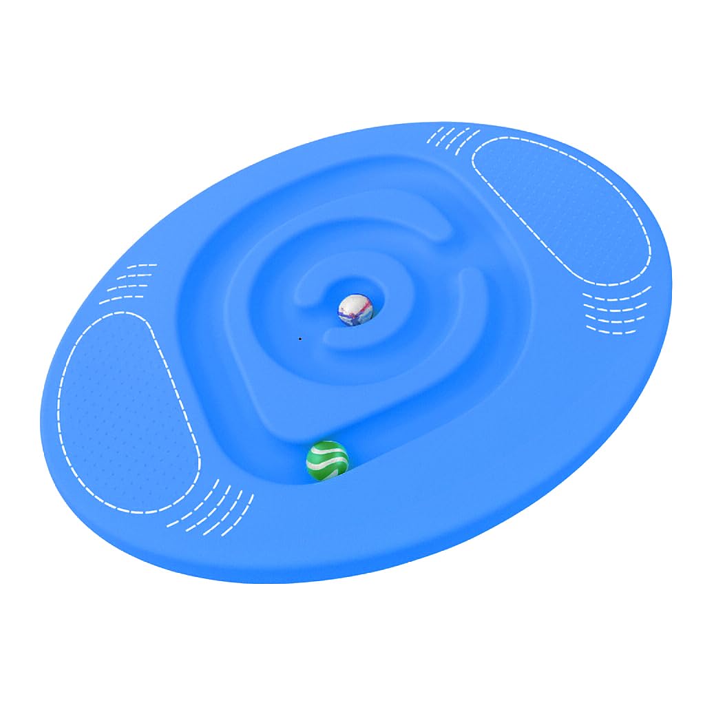 Neuro Wiz Balance Maze Board for Kids | 2-in-1 Balance & Coordination Board | Core Strength, Focus & Motor Skills Development | Anti-Slip Activity Board for Indoor & Outdoor Play | Ages 3+ (Blue)