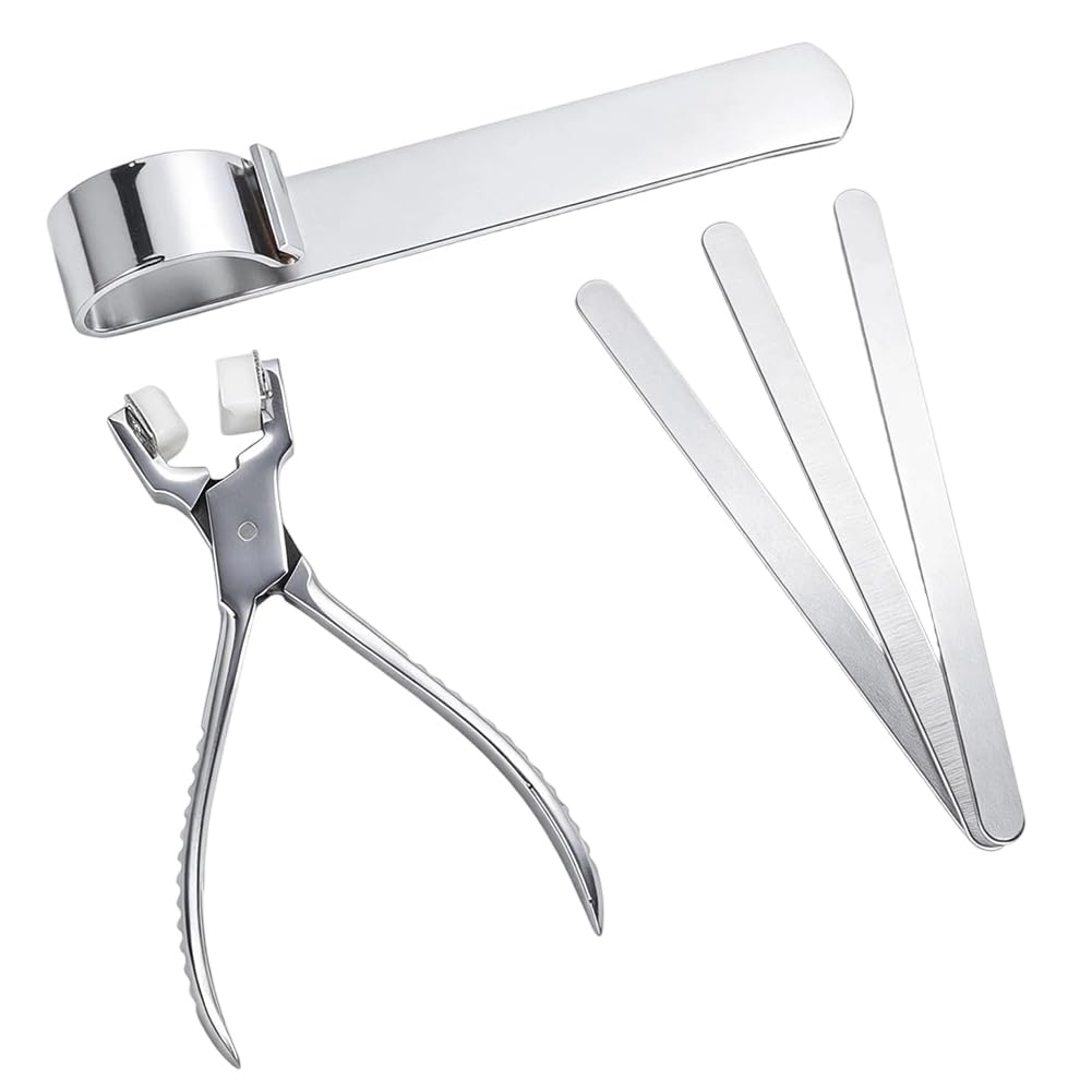 UDSKNV[KSL for DIY Custom Bangles, 3-Piece Professional Bracelet Bending Tool& Jig, Aluminum Blank Included Metal Forming Kit