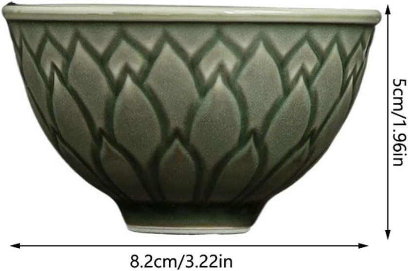 GSOUL Kungfu Tea cup Chinese Retro Ceramic Personal Tea Cup Host Handmade Living Room Brewing Small Tea Cups