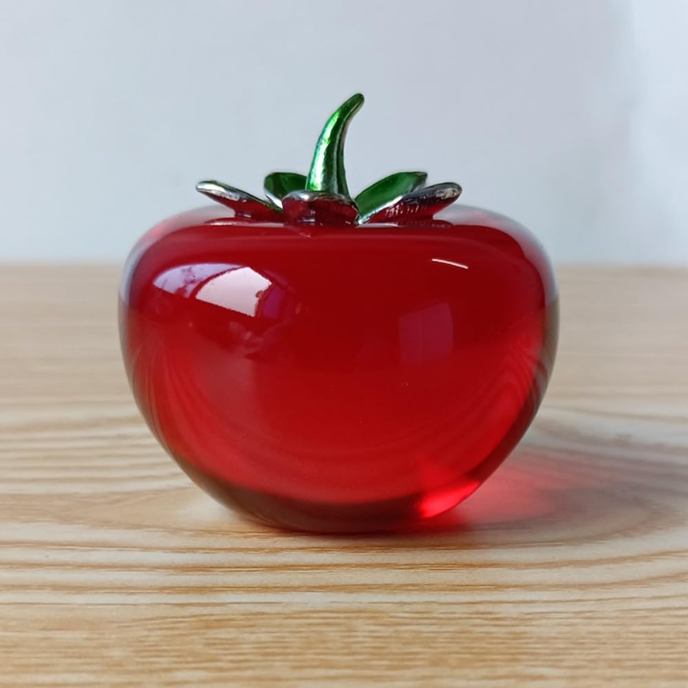 Amazon.co.jp: 模造レッドクリスタルトマト半透明フルーツオーナメント