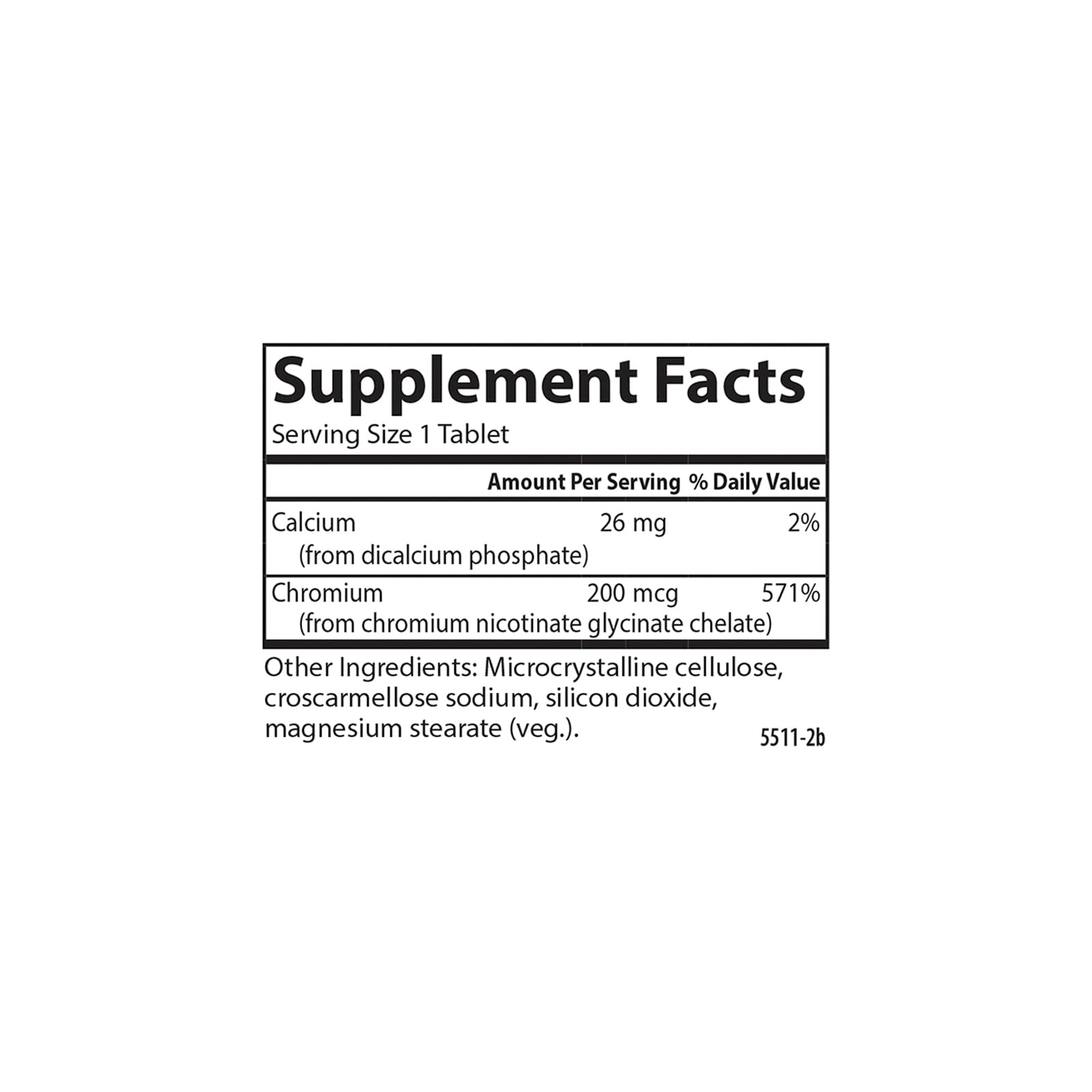 Carlson Chelated Chromium, 200 mcg, Superior Absorption, 100 Tablets — Amazon image 4
