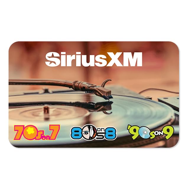 Amazon.com: SiriusXM Decades eGift Card : Gift Cards