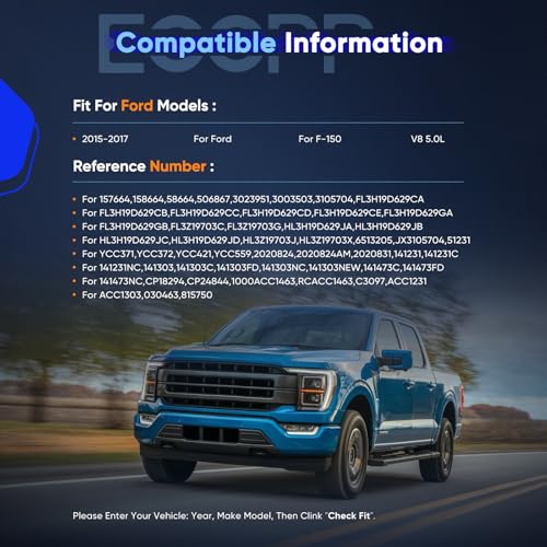 Image of ECCPP AC Compressor 2015-2017 Fit for Ford for F-150 5.0L