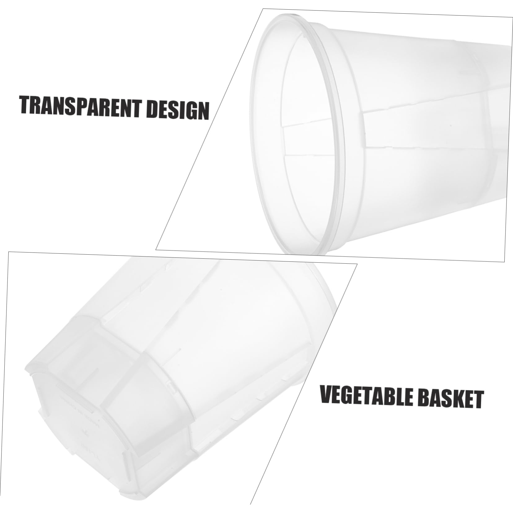 Happyyami 6pièces Pots De Fleurs Plastique Transparent avec Drainage Autonome pour Plantes Intérieur Pots Respirants Idéaux pour Orchidees Et Fleurs Design Léger Et Pratique