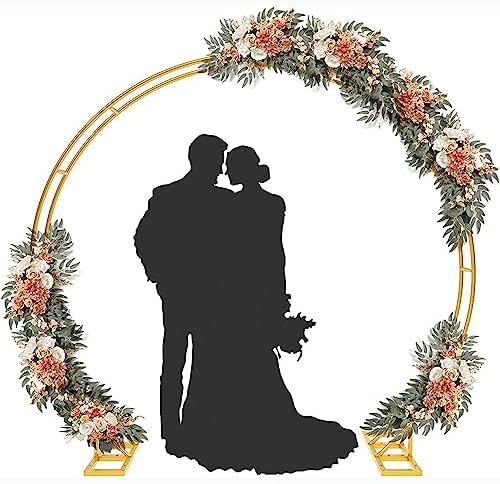 Metal Wedding Arch, Rust-Resistant Garden Arbor for Outdoor Weddings, Bridal Party Decor, Elegant Ceremony Backdrop, Durable Steel Structure, Floral Display Stand