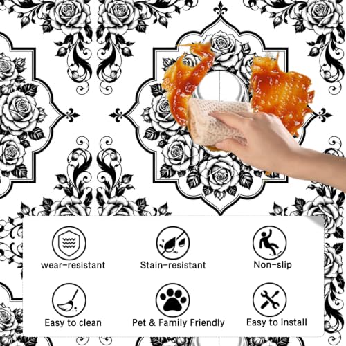 Image of Nuxovilar Peel and Stick Floor Tile 12x12 Inch Vinyl