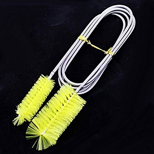 Patzbuch - Cepillo de Limpieza para Acuario (155 cm, Doble Cabeza, Tubo Flexible, para Tubo de Bomba de Filtro)