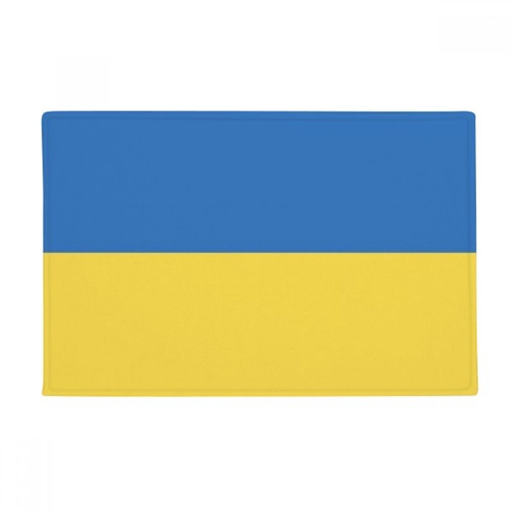 Drapeau national Ukraine tapis salle de bain antidérapant et multicolore 40x60
