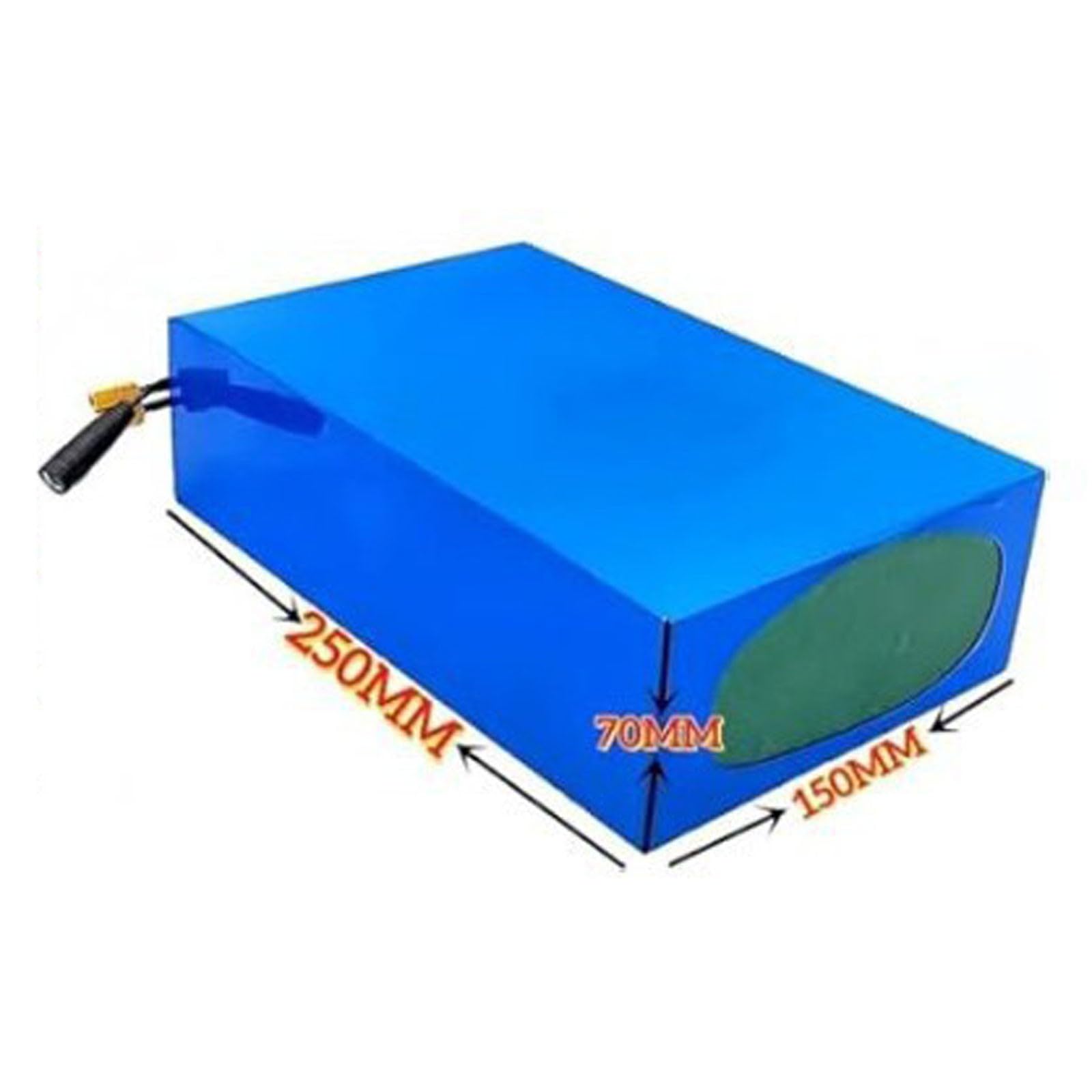 48V 40Ah 13S8P Batería para bicicleta eléctrica Carcasa de PVC impermeable Batería recargable de iones de litio Con cargador Gran capacidad para motores de 50-1000 W 48V 40Ah,XT60