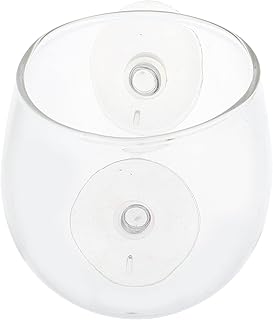 Hohopeti Alimentador De Répteis Animais De Vidro Tigela De Água De Réptil Alimentador De Tartaruga Recipiente De Sucção De Réptil Alimentador De Lagartixa Alimentador De Lagarto