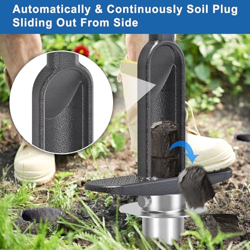 image for BeneLabel Grass Plugger Tool Lawn Plugger Tool Adjustable 3-6 Inch Dig