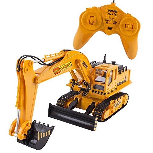 Big-Daddy Full Functional Excavator, Electric Rc Remote Control Construction Tractor Toy (With Lights And Sounds)Indoor & Outdoor Play Activity #TOP12