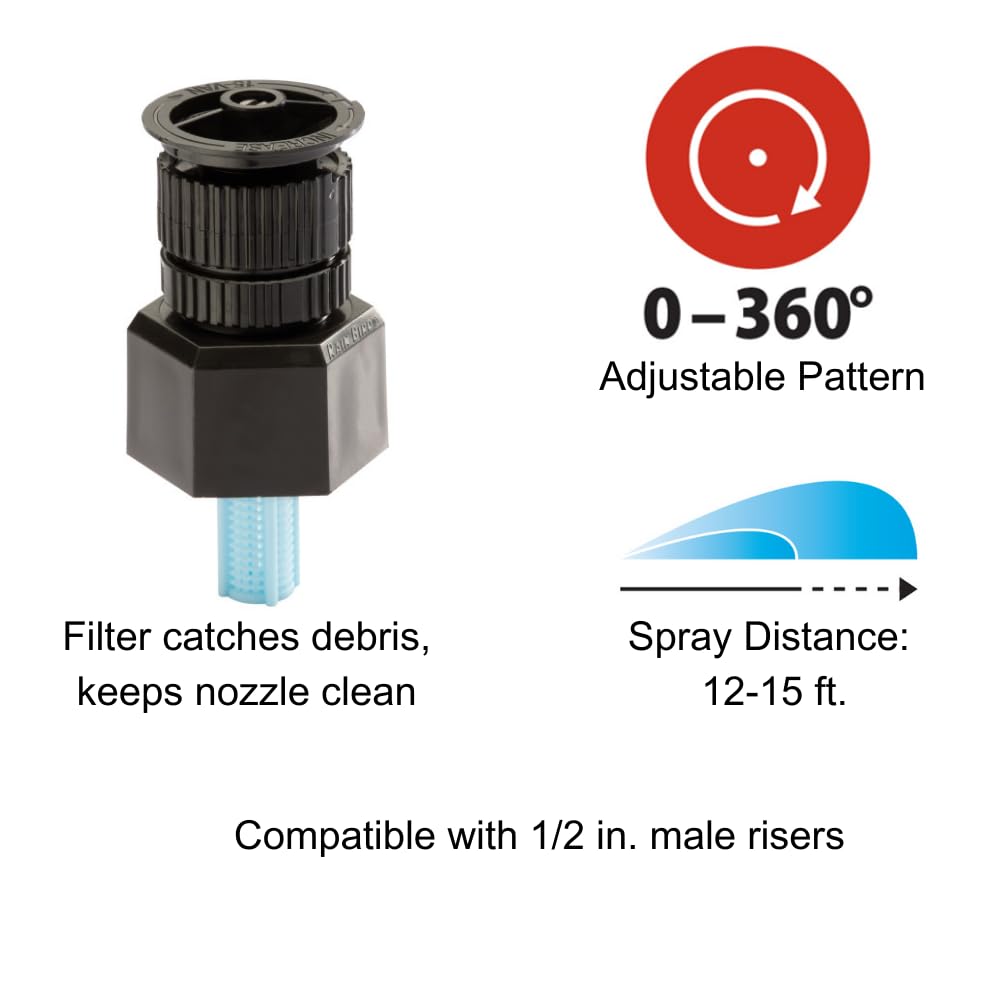 Amazon.com: Rain Bird A17AP Shrub Spray Nozzle, Adjustable 0