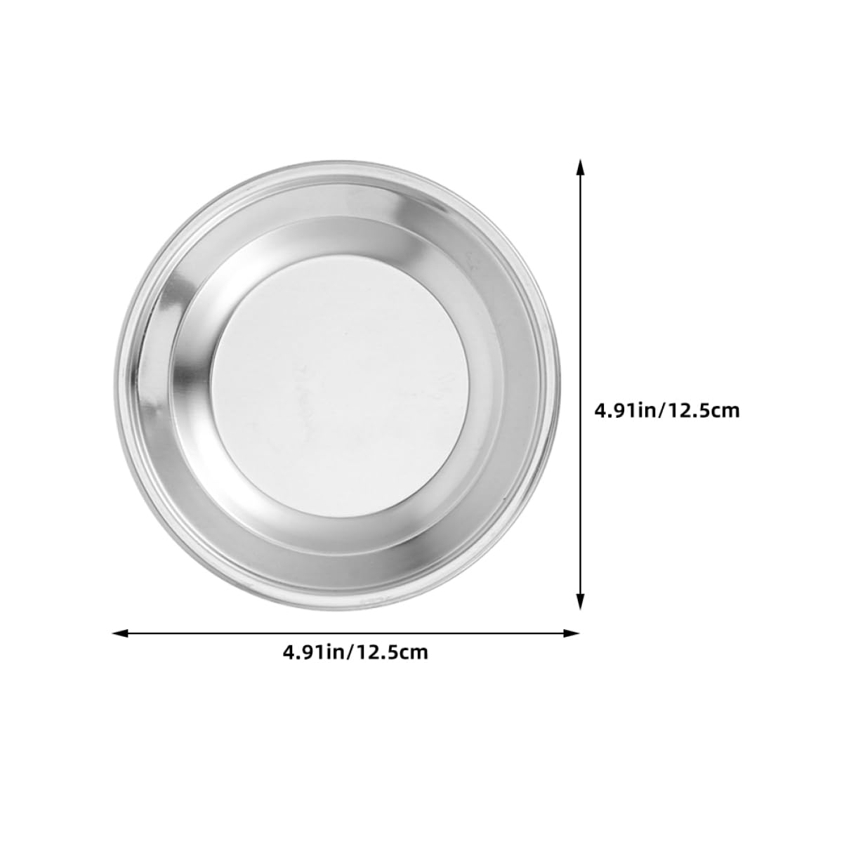 Alipis Stainless Steel Tea Bag Plate Teabag Dish Storage Metal Tea Bag Saucer Coaster Decorative Tray Home Organization