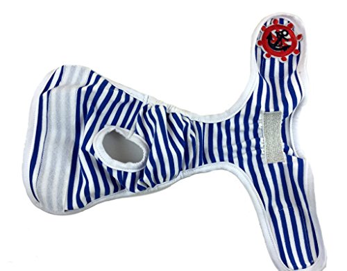 E-Kauf 3er Pack waschbar Schutzhose Hygieneunterhose aus Baumwolle für Hündin (M)