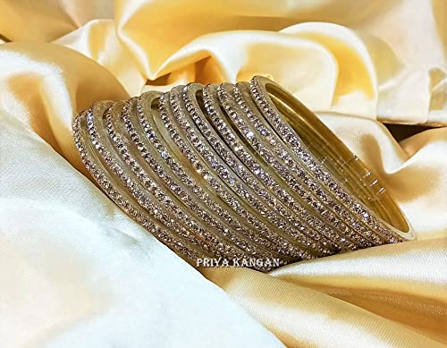 AAA Stones Glass Bangles (Pack of 3 Boxes)