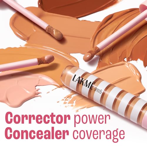 Image of Lakme 9to5 Hya Beach Edit Colour Correcting + Brightening Concealer, SPF 40, Medium 2, 6ml
