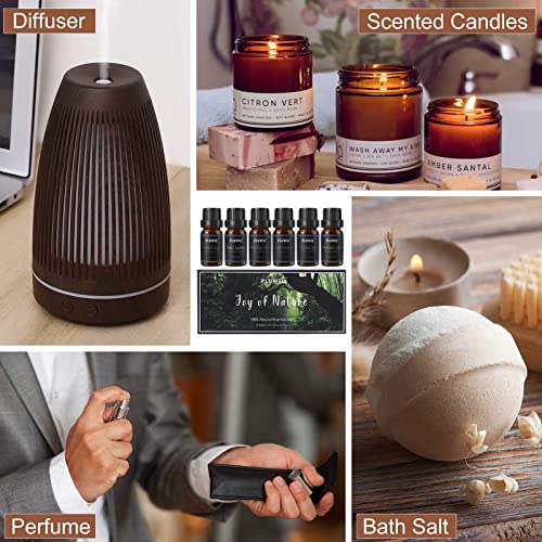 Essential Oils Set-Joy Of Nature Essential Oil Blends For Diffuser,Candle,Fragrance,Gift Set 6 X10 Ml/0.33 Fl.oz #TOP5