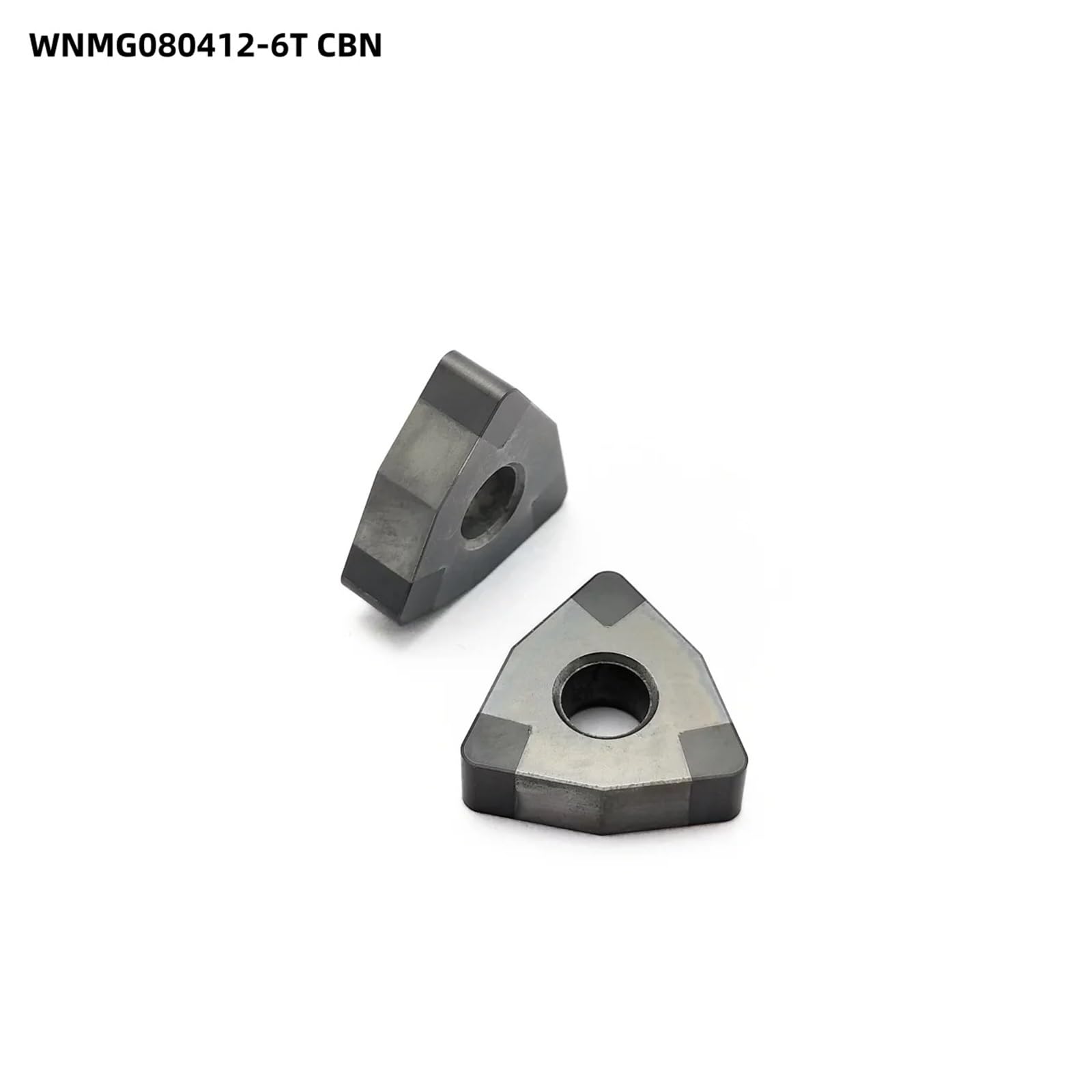 Plaquettes CBN WNMG080408-6T CBN WNMG080404-6T CBN WNMG080412-6T Plaquettes De Tournage Diamantées CNC En Nitrure De Bore Cubique CBN Plaquettes de Carbure CNC(10PCS-WNMG080412-6T)