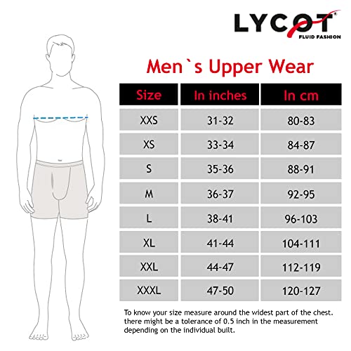 Image of LYCOT Compression Top Full Sleeve Plain Athletic Fit Multi Sports Cycling, Cricket, Football, Badminton, Gym, Fitness & Other Outdoor Inner Wear