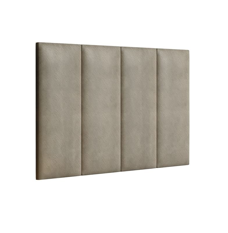 Cabeceira Exclusiv para cama box Solteiro Bege