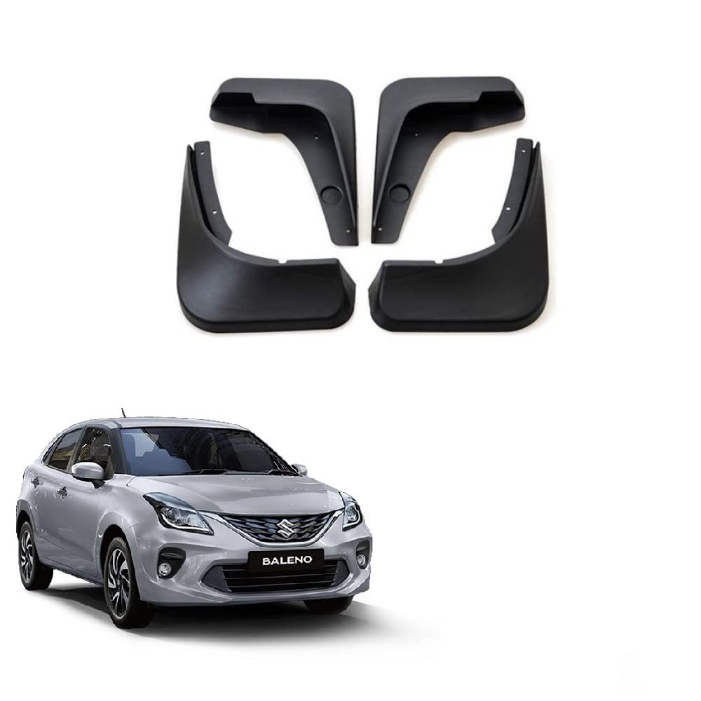 Car Mud Flaps Splash Guard Compatible with Maruti Suzuki Nexa Baleno