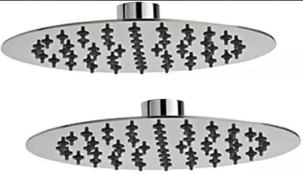 Pack of 2-Ultra Slim Round"6inch" Shower head Shower Head
