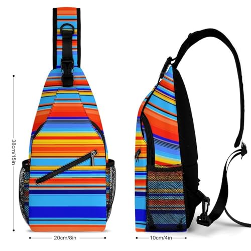 Glitter Mermaid Scales Large Capacity Sling Bag Cross Chest Bag Travel Hiking Crossbody Bag Daypack for Women Men2