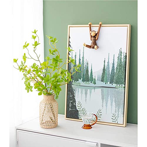 Tiamu Glazen vaas droogvaas van stroglas, Japanse creatieve vaas kan waterplanten huisdecoratie ornamenten zijn (8,5 x 16 x 4,5 cm) - Afbeelding 5