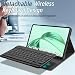 Wineecy Keyboard Case with Screen Protector for Honor Pad X8a/X8b 11 Inch 2024 2026, 9H Tempered Glass, Magnetically Detachable Wireless Bluetooth Keyboard with Slim Stand Cover with Pen Holder