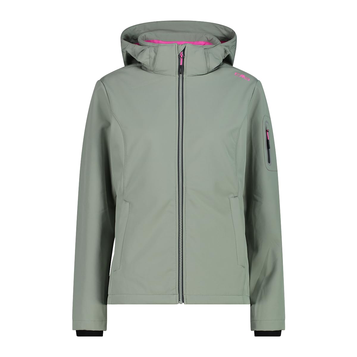 CMP Giacca Donna in Softshell con Cappuccio Staccabile, 39A5006
