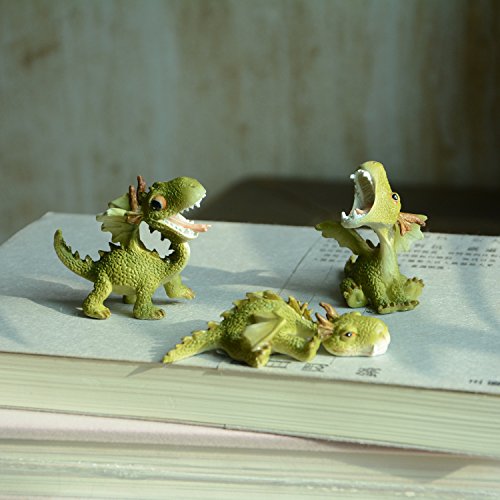 Top Collection 4316256521 Miniature Fairy Garden And Terrarium Statue, Mini Dragon Roaring thumb #2