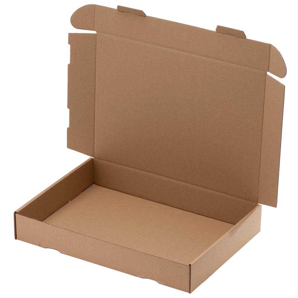 BB-Verpackungen 200x Maxibriefkartons 319 x 225 x 50 mm A4 braun (200 Stück) | stabiler Versandkarton | leicht zu falten | DP DHL DPD Hermes GLS | schnell aufzubauen