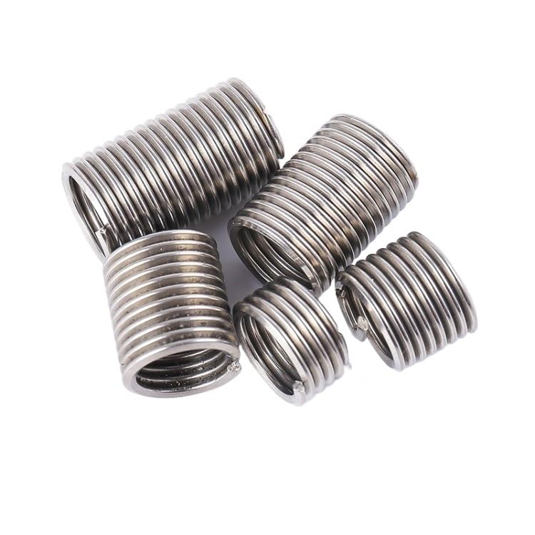 Inserto de reparación roscas, 50 piezas M12, casquillo tornillo, insertos alambre x 1,5 2, D, inserto rosca, manguito acero inoxidable A2