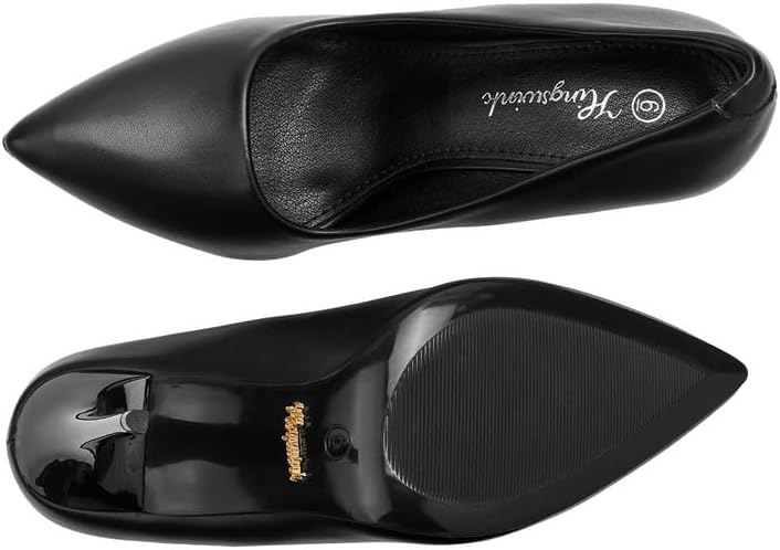 Womens High Heels 4 Inch Closed Pointed Toe Pumps Stiletto Heels for Women Dress Sexy Wedding Pumps - Image 5