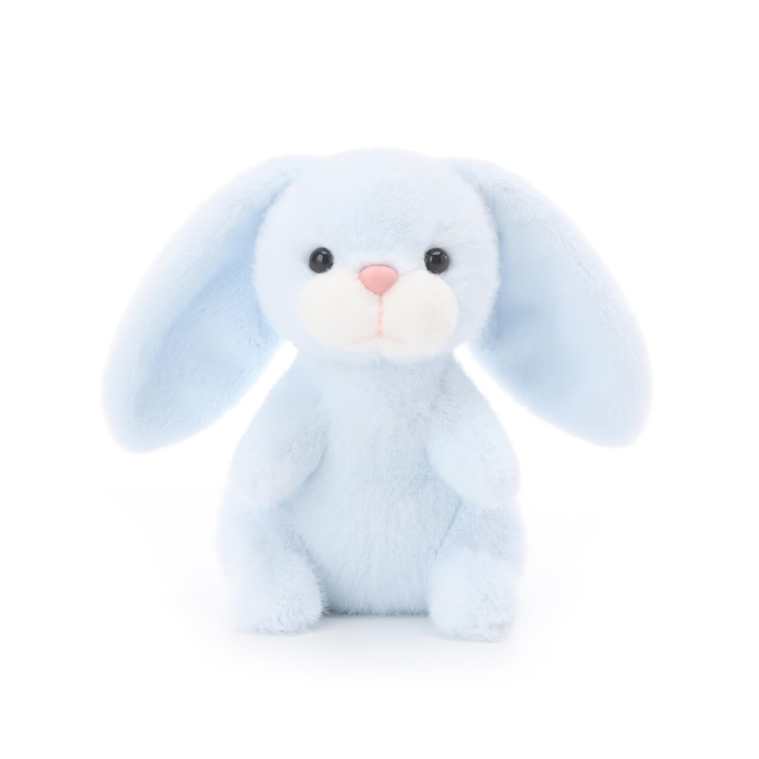 Apricot Lamb Sky Blue Lively Bunny Rabbit Plushies Stuffed Animals for Baby Girl and Boy, Soft Cute Plush Toys for Kids, 6.3 Inches