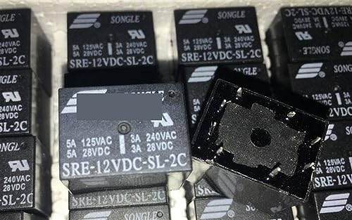 Relé SRE-12VDC-SL-2C de 8 pines con diseño 4137 de alta precisión para placas electrónicas