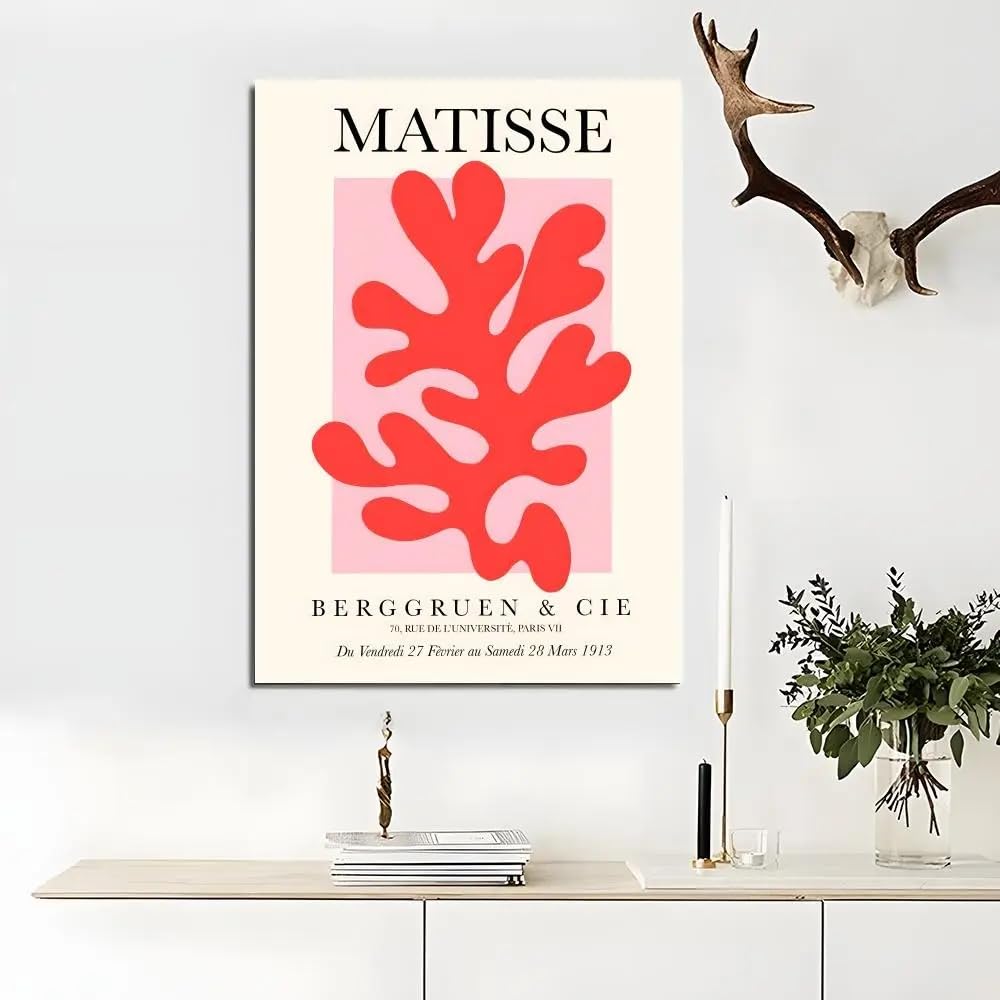 SDVIB Artist H-Henri M-Matisse Poster Wall Art Print Poster for Living Room Bedroom Home Decor Canvas Picture Painting(50x70cm/Frameless)