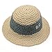 BENHAI Chapeau De Soleil Bébé Été Mince Chapeau De Paille Décontracté Garçons Et Filles Chapeau De Soleil en Maille Grand Bord Parasol Enfants Chapeau De Pêcheur 3-7 Ans （49-52 Cm ） Beige