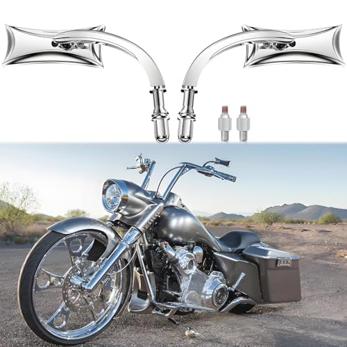 ▶𝐂𝐨𝐬𝐭𝐫𝐮𝐳𝐢𝐨𝐧𝐞 𝐝𝐢 𝐀𝐥𝐭𝐚 𝐐𝐮𝐚𝐥𝐢𝐭à: i nostri specchietti per moto sono realizzati con precisione e costruiti per durare. Realizzati con materiali durevoli, questi specchietti retrovisori sono progettati per resistere ai rigori dell'uso quotidiano sulla tua Sportster 1200 Custom, Iron 883, Road King, Street 500, 750, Softail o Electra Glide.