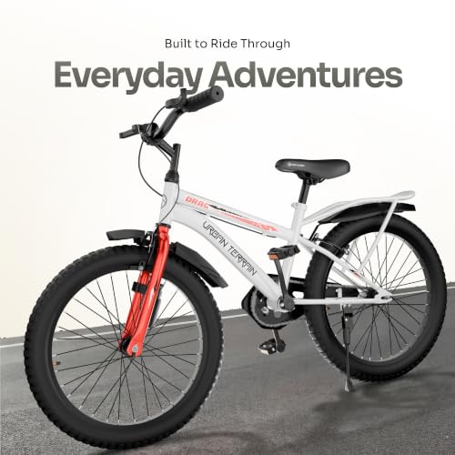 Image of Urban Terrain Drag 20T Single Speed Kids Cycle, White