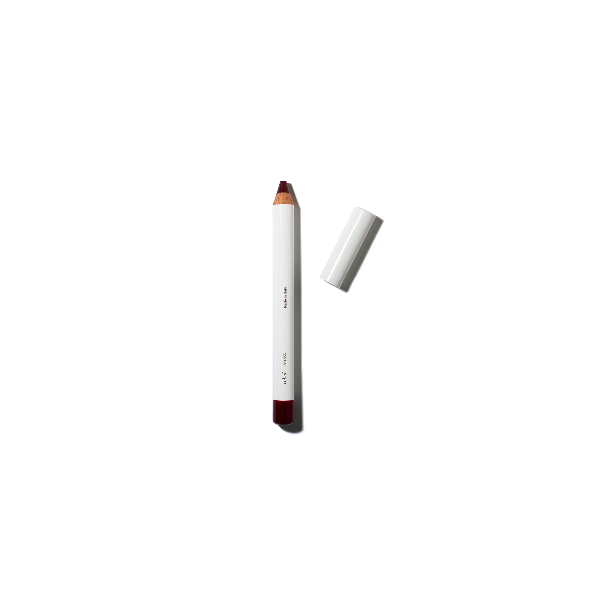 Ere Perez - Natural Coco Crayon Hydrating Lip Color | Baobab + Coconut Oil, Silica, Vitamin E | Protect, Nourish, Repair | Vegan, Cruelty-Free, Clean Beauty (Rebel, 0.01 oz | 3 g)
