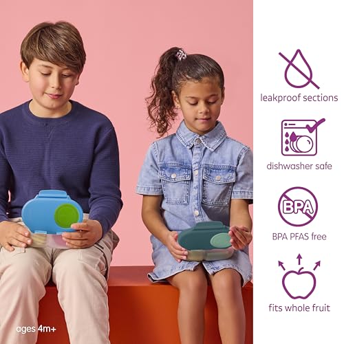 Image of b.box Snack Box 2-Pack, Snack Containers for Kids, 1.75 Cup Kids Lunch Box