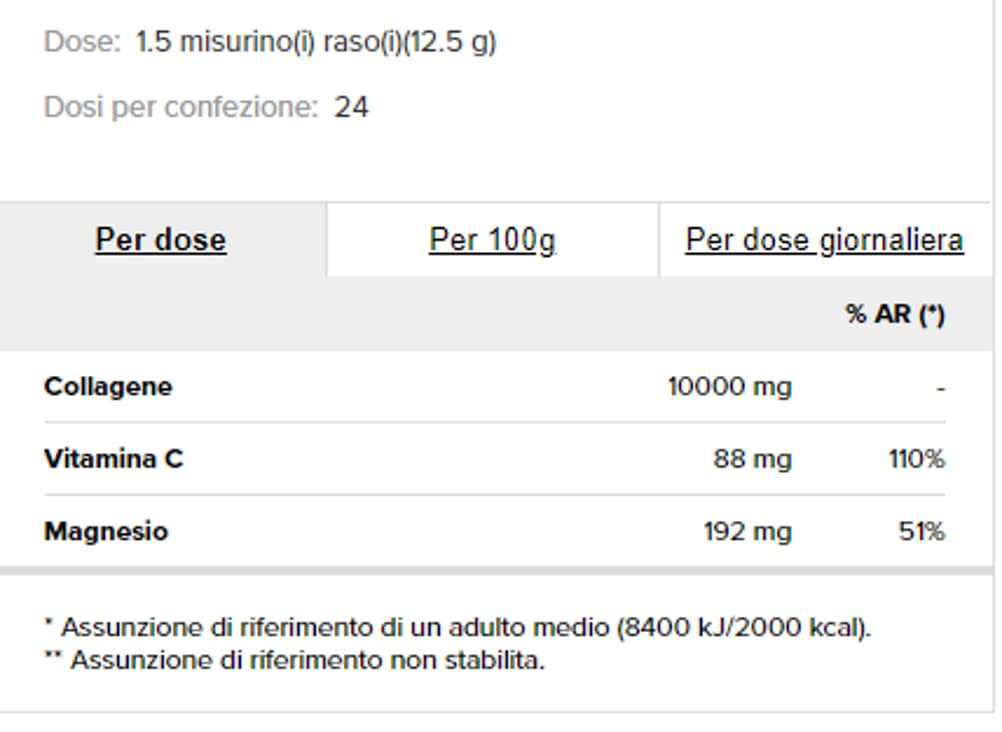 Prozis Collagen + magnésium 300 gr - collagène et magnésium, multi saveurs (baies)