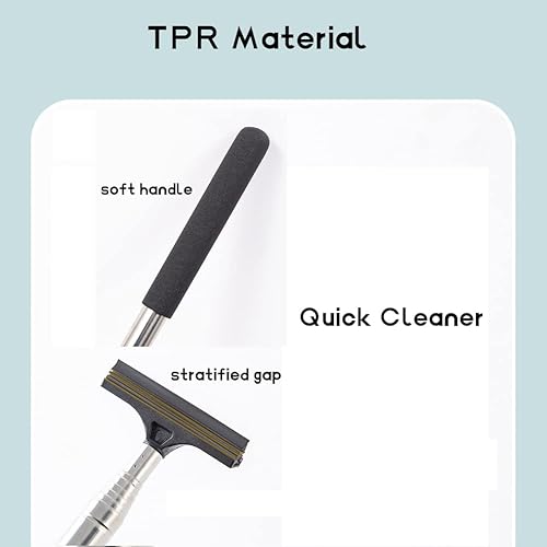 Miniatura 8 de TOPSACE Escobilla de limpiaparabrisas retráctil para espejo lateral del automóvil, accesorios portátiles para interiores y exteriores del vehículo