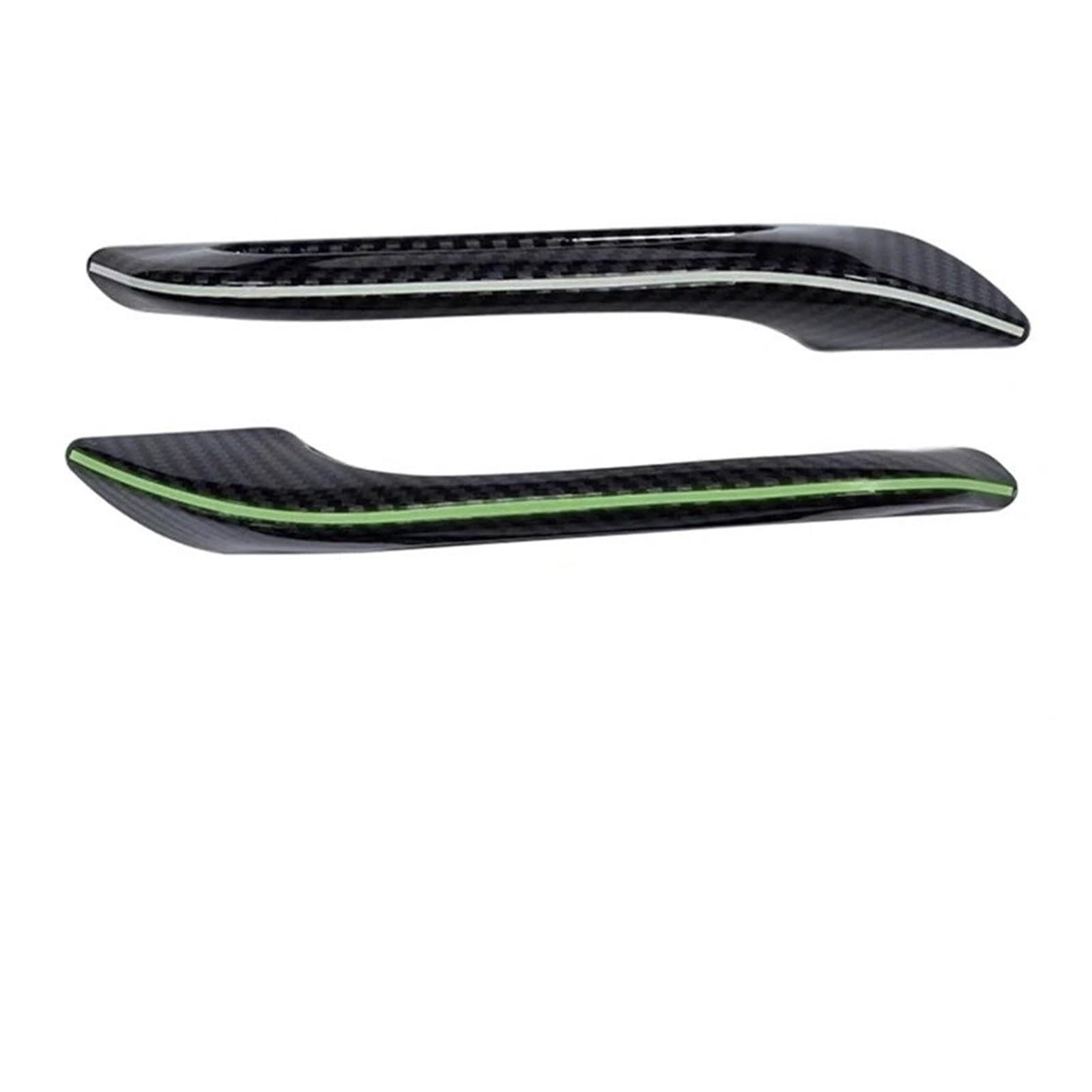 Nokrgqw Noctilucent 2Pcs Left Handle Passenger Door Handles For Tesla For Model Y For Juniper 2025 Abs Antifreeze Handle Stickers Patch Cover(Noctilucent 2Pcs)
