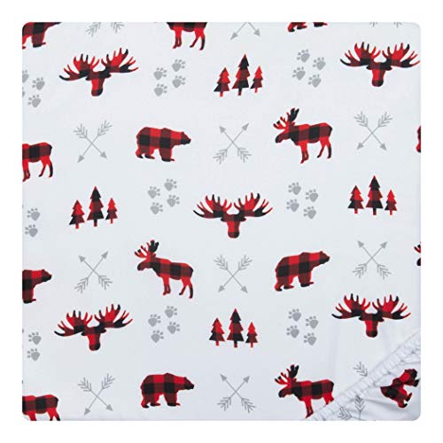 Sammy & Lou 2 Pack Microfiber Fitted Crib Sheets, Lumberjack,2 Count (Pack Of 1) #TOP6