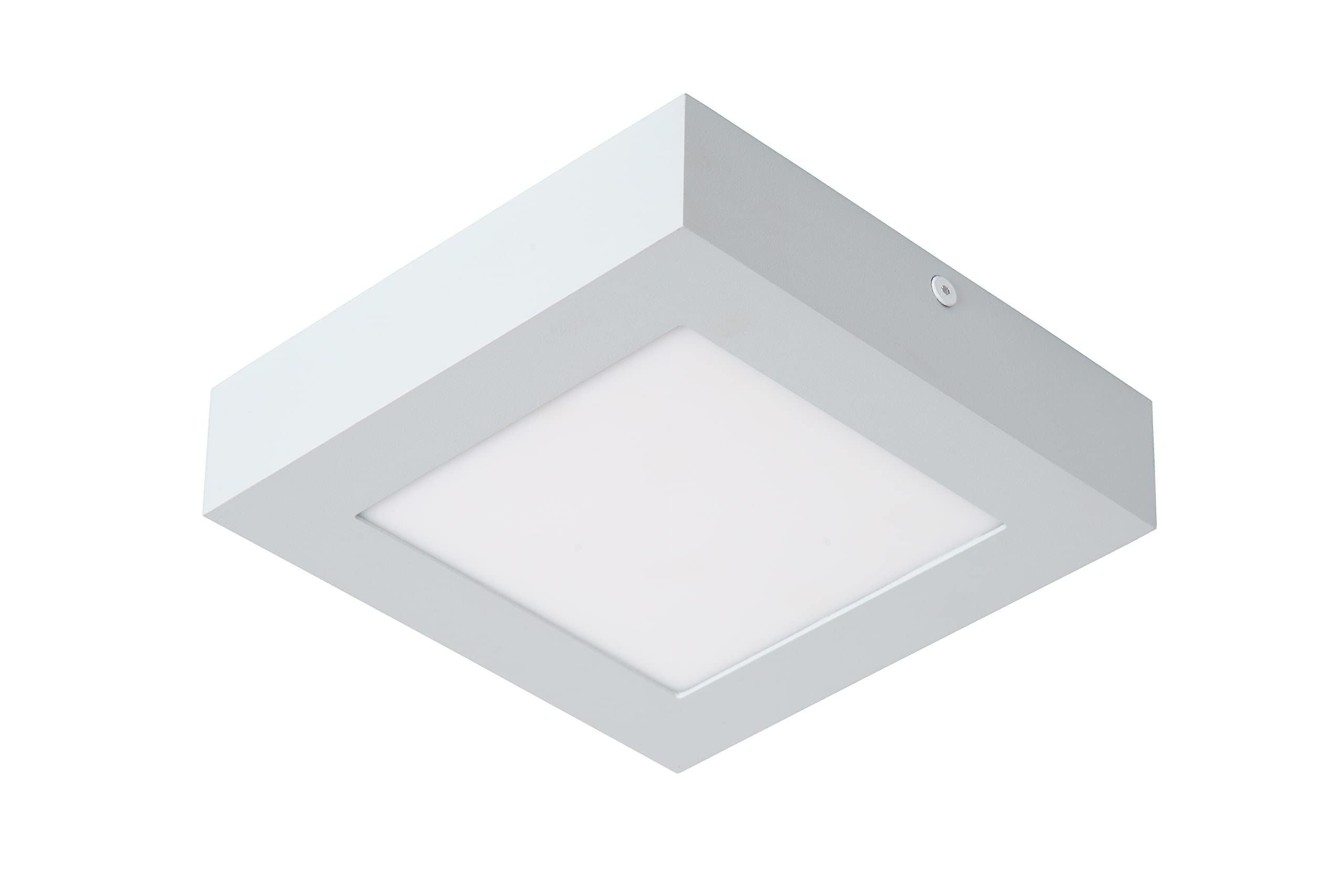 Lucide BRICE-LED - Plafonnier Salle De Bains - LED Dim. - 1x8W 3000K Ip44 Blanc