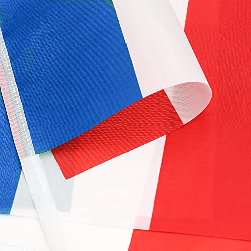 Anley France String Flag Pennant Banners, Patriotic Events 14th of July French Bastille Day Decoration Sports Bars - 33 Feet 38 Flags - Image 4